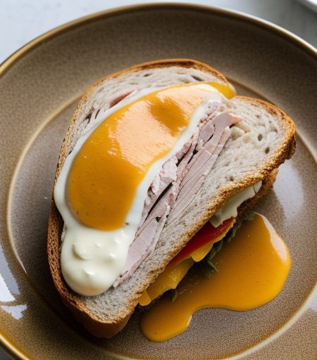 Smoked Turkey Sandwich W/Apricot Mayo recipe image