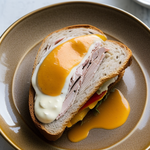 Smoked Turkey Sandwich W/Apricot Mayo recipe image