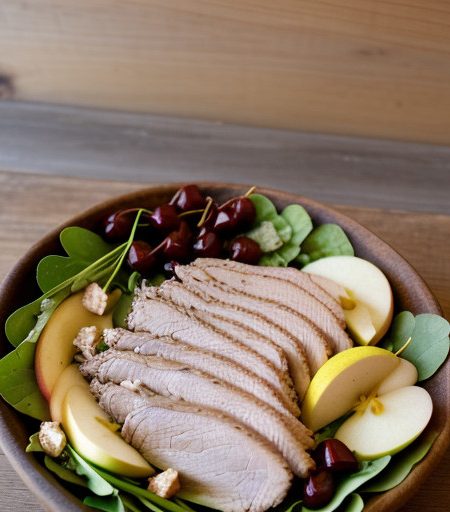 Smoked Turkey and Apple Salad recipe image