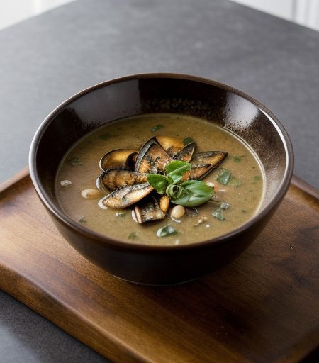 Smoky Eggplant Soup recipe image