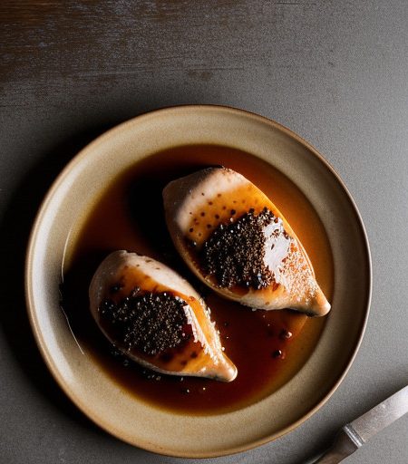 Smoky Honey-Peppercorn Glaze for Chicken recipe image