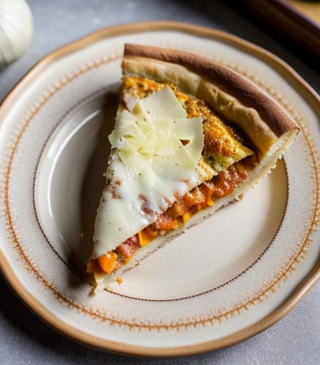 Smothered Onion and Swiss Pizza recipe image