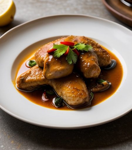 Smothered Sweet-and-Sour Chicken recipe image