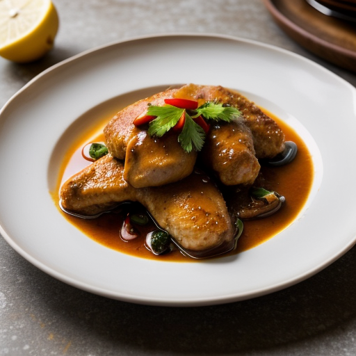 Smothered Sweet-and-Sour Chicken recipe image