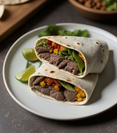 Snacks-to-Go: Beef Burritos recipe image