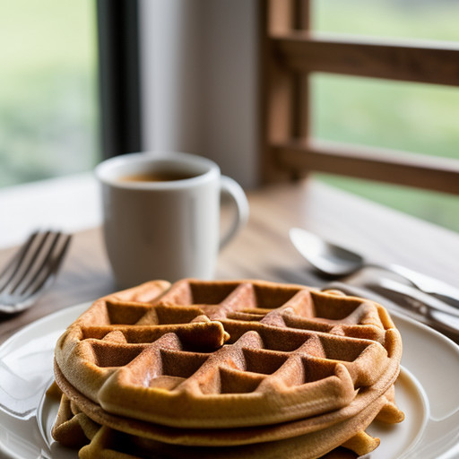 Snacks-to-Go: Peanut Butter Waffles recipe image