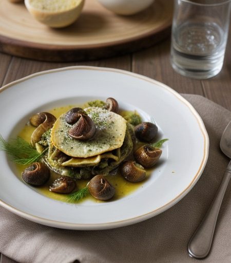 Snail Omelette / Cagouilles en Omelette recipe image