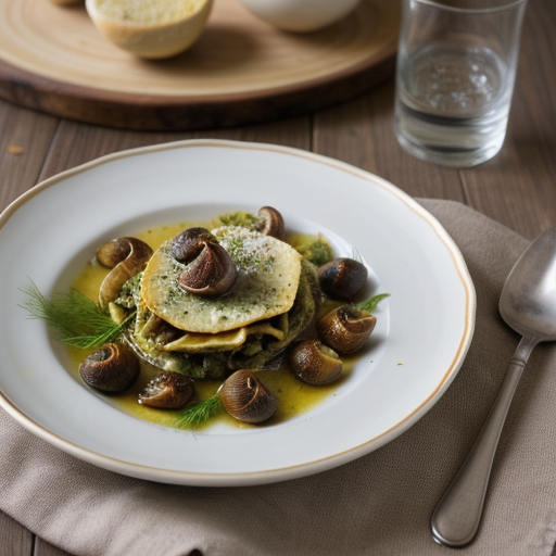 Snail Omelette / Cagouilles en Omelette recipe image