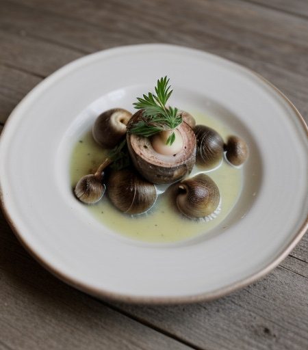 Snails Cauderan / Escargots a La Cauderan recipe image