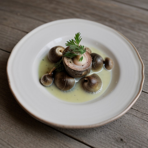 Snails Cauderan / Escargots a La Cauderan recipe image