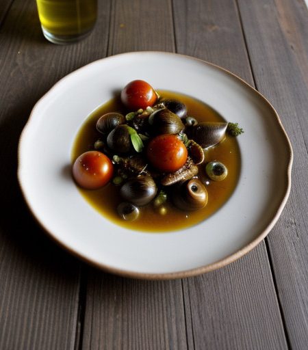 Snails, Cretan Style, W/ Vinegar or Tomatoes recipe image