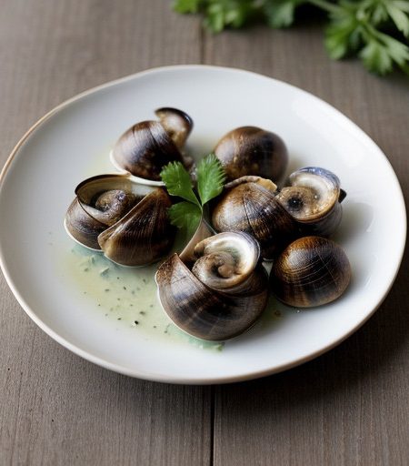 Snails Menetrel / Escargots a La Menetrel recipe image