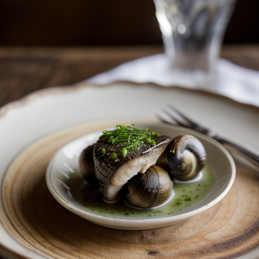 Snails With Frogs Legs / Escargots Aux Grenouilles recipe image