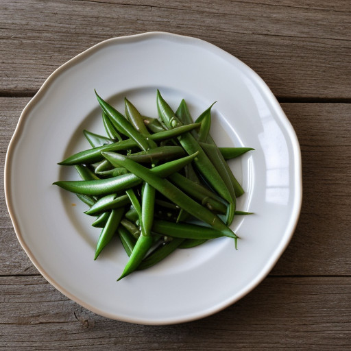 Snap Peas With Sesame Oil recipe image