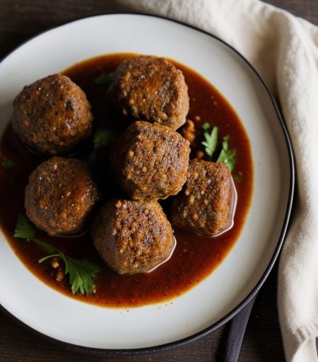 Snappy Ginger Meatballs recipe image