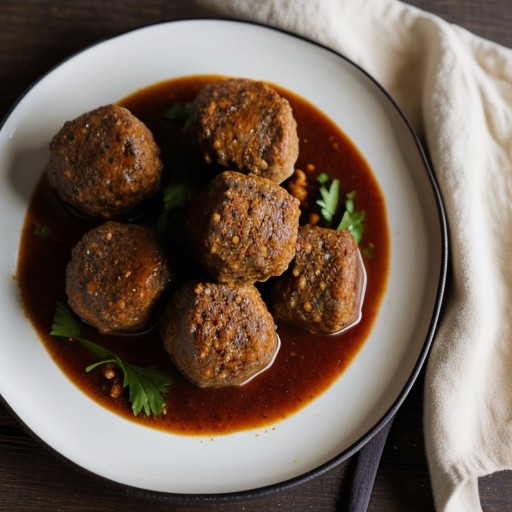 Snappy Ginger Meatballs recipe image