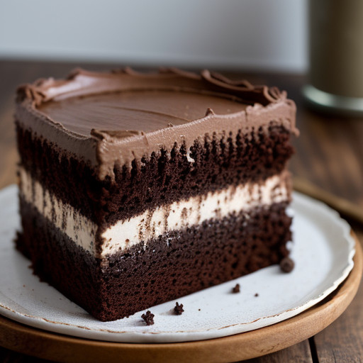 Snicker Chocolate Cake recipe image