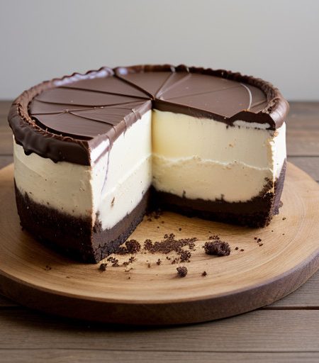 Snickers Bar Cheesecake recipe image