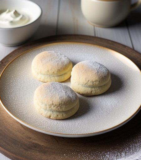 Snow-Covered Almond Crescents recipe image