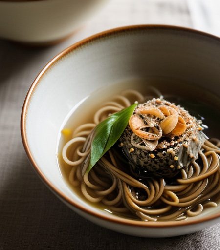 Soba Noodles in Bonito Broth recipe image