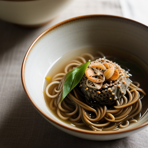 Soba Noodles in Bonito Broth recipe image