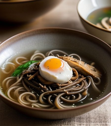Soba in Chicken Broth recipe image