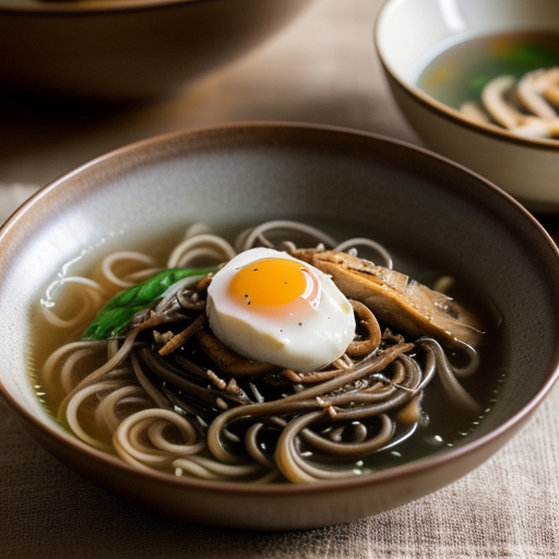 Soba in Chicken Broth recipe image