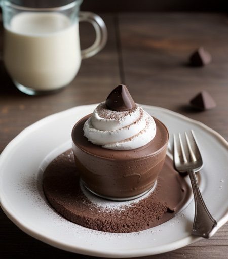 Soft Chocolate Mousse and Solid Chocolate Mousse recipe image