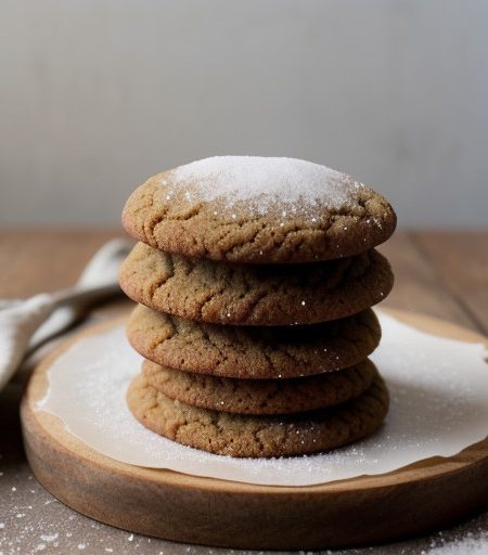 Soft Molasses Cookies recipe image