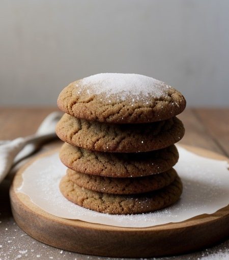 Soft Molasses Cookies recipe image