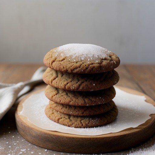 Soft Molasses Cookies recipe image