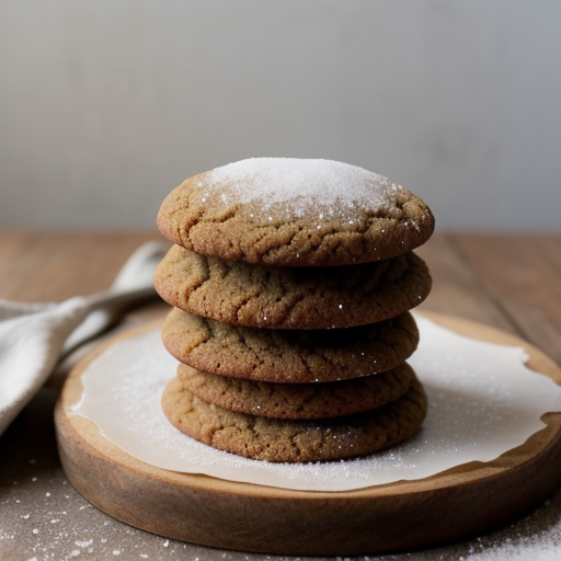 Soft Molasses Cookies recipe image