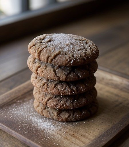 Soft Molasses Cookies recipe image