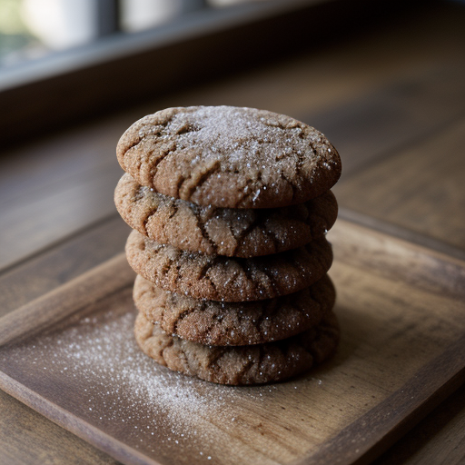 Soft Molasses Cookies recipe image