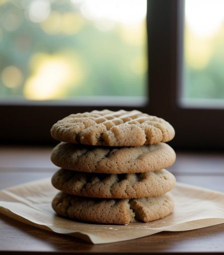 Soft Peanut Butter Cookies recipe image