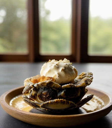 Soft Shell Crabs With Cream Sauce recipe image