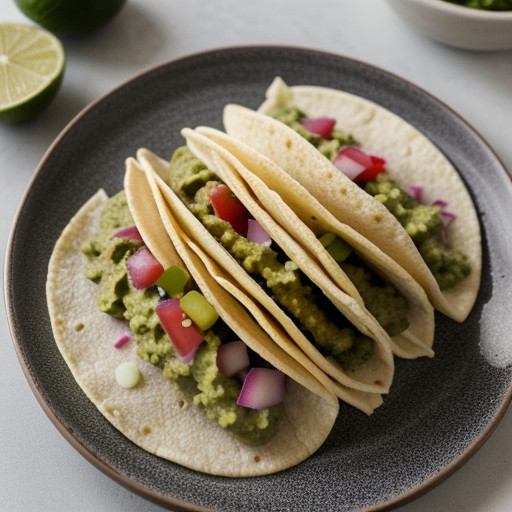 Soft Tacos With East L.A. Guacamole recipe image