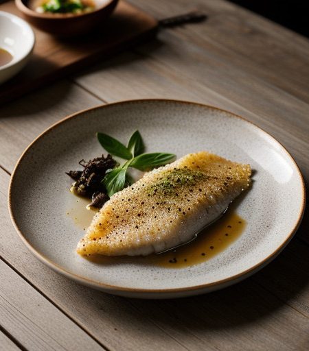 Sole Steamed on a Bed of Ceylon Tea recipe image