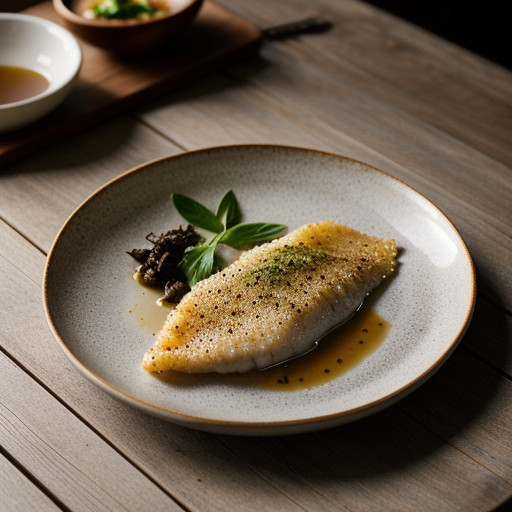 Sole Steamed on a Bed of Ceylon Tea recipe image