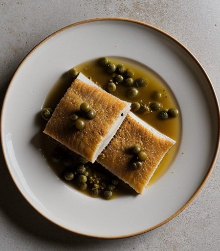 Sole With Lemon~ Capers & Almonds recipe image