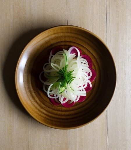 Some Oroshi (White-Radish and Red-Pepper Garnish recipe image