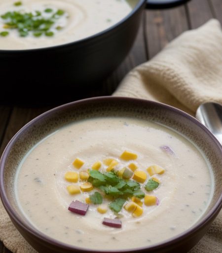 Sonoran Cheese Soup Ala El Norte recipe image
