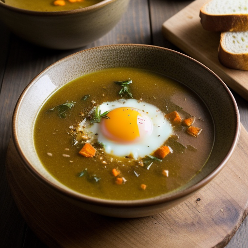 Sopa De Ajo Al Horno (Garlic Soup recipe image
