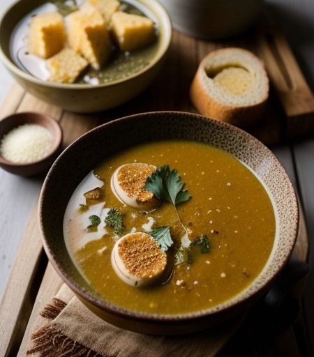 Sopa De Ajo (Garlic Soup recipe image