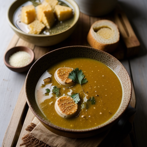 Sopa De Ajo (Garlic Soup recipe image