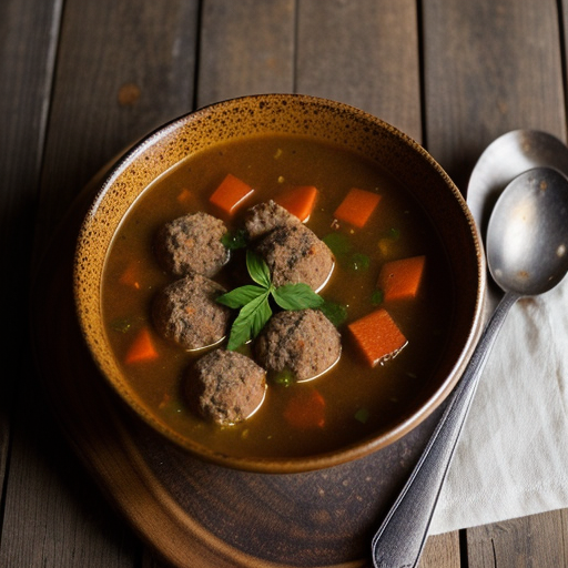 Sopa De Albondigas (Meat Ball Soup recipe image