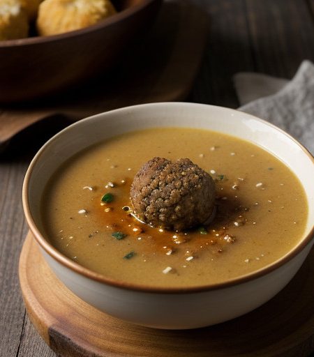 Sopa De Albondigas (Soup With Meat Balls recipe image