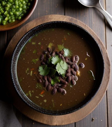 Sopa De Frijol Negro (Black Bean Soup recipe image