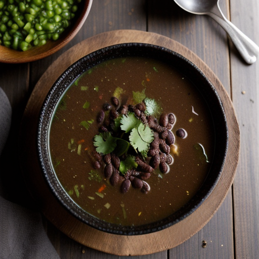 Sopa De Frijol Negro (Black Bean Soup recipe image