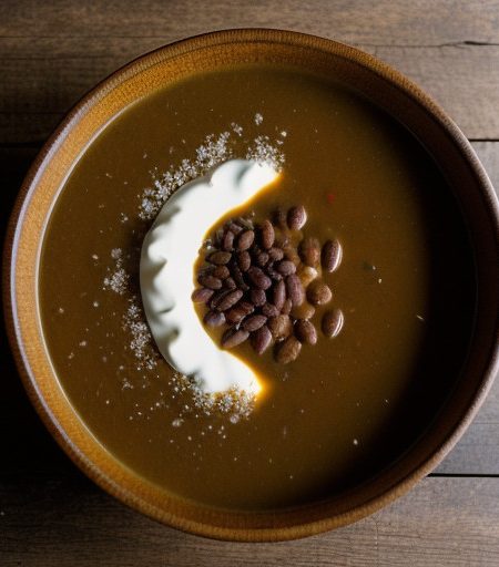 Sopa De Frijoles Negros (Easy Black Bean Soup recipe image